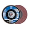 Pferd 5" x 5/8-11 Thd. POLIFAN Flap Disc - A SG STEELOX, Aluminum oxide, 120 Grit, Flat 62264 - alternate 1